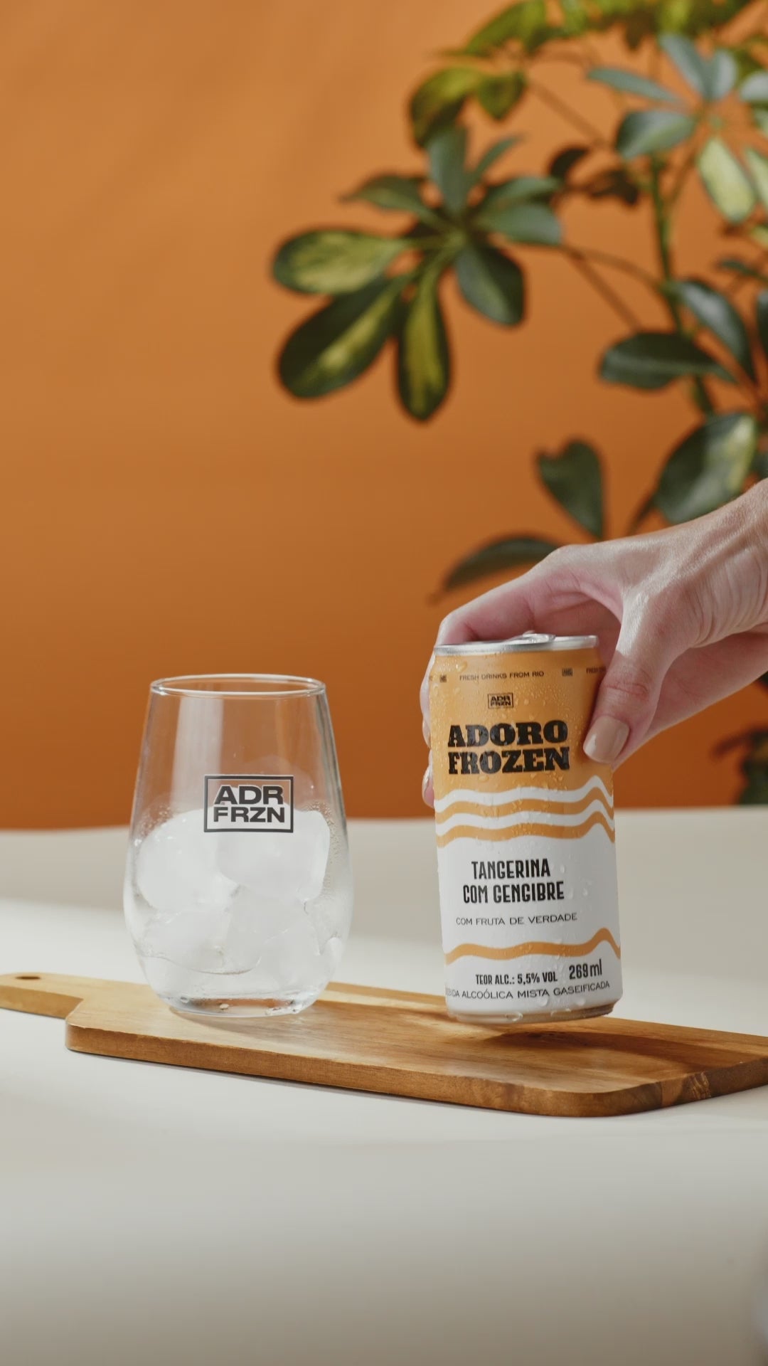 Tangerina com Gengibre – AdoroFrozen Drinks ®